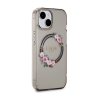 Guess IML Flowers Wreath MagSafe - Etui iPhone 15 (czarny)