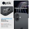 Spigen Optik GLAS.TR Camera Protector 2-Pack - Szkło ochronne na obiektyw do iPhone 16 / 16 Plus (2 szt) (Przezroczysty)