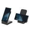 Crong PowerSpot Pivot Stand - Ładowarka bezprzewodowa 3w1 do iPhone, Samsung & Android, Galaxy Watch i słuchawek TWS (czarny)