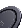 Crong PowerSpot Fast Wireless Charger – Aluminiowa ładowarka bezprzewodowa Qi 15W USB-C z powłoką ze szkła hartowanego (Shadow B