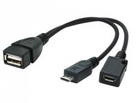 Gembird KABEL USB MICRO AF-BM+(F) USB 2.0 OTG 15CM 
