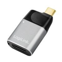 LogiLink Adapter USB Type-C, do HDMI-A + USB-C, 4K 