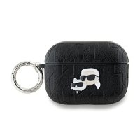 Karl Lagerfeld Monogram Karl & Choupette Head - Etui AirPods Pro 2 (czarny) 