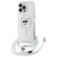 Karl Lagerfeld IML Choupette Head & Cord MagSafe - Etui iPhone 16 Pro Max (przezroczysty) 