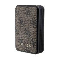 Guess 4G Leather Metal Logo - Power Bank 10000 mAh 18W (brązowy) 