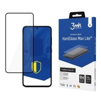 3mk HardGlass Max Lite - Szkło hartowane do Samsung Galaxy S25 (Czarny) 