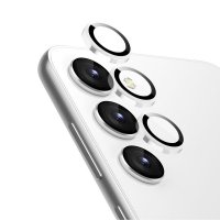 Crong Lens Ring - Szkło hartowane na obiektyw aparatu Samsung Galaxy S24 (przezroczysty) 