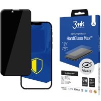3mk HardGlass Max Privacy - Szkło hartowane z filtrem prywatyzującym do iPhone 14 / iPhone 13 / iPhone 13 Pro (czarny) 