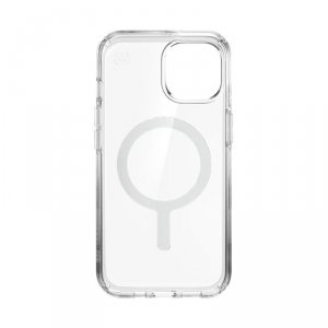 Speck Presidio Perfect-Clear + MagSafe - Etui iPhone 14 / iPhone 13 z powłoką MICROBAN (Clear)