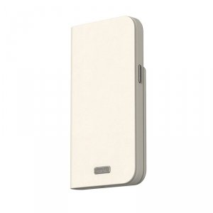 Moshi Overture MagSafe - Skórzane etui 3w1 z klapką iPhone 15 Pro Max (Eggnog White)