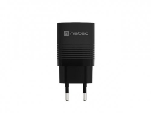 Natec Ładowarka sieciowa Ribera GAN 1X USB-A + 1X USB-C 30W Czarna