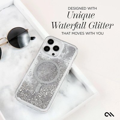 Case-Mate Waterfall MagSafe - Etui iPhone 16 Pro (Silver)