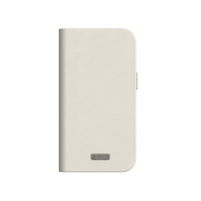 Moshi Overture MagSafe - Skórzane etui 3w1 z klapką iPhone 15 (Eggnog White)