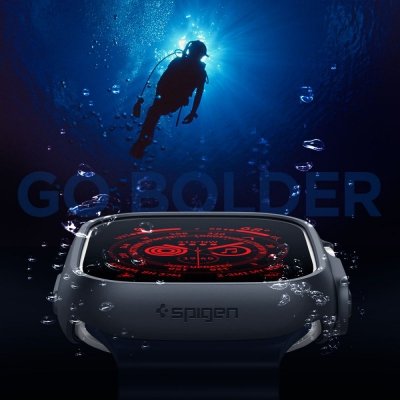 Spigen Thin Fit - Obudowa do Apple Watch Ultra 49 mm (czarny)
