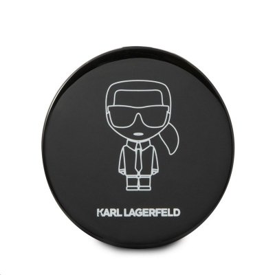 Karl Lagerfeld Bundle Ikonik – Zestaw etui do Apple Airpods 1 / 2 + Power Bank z lusterkiem