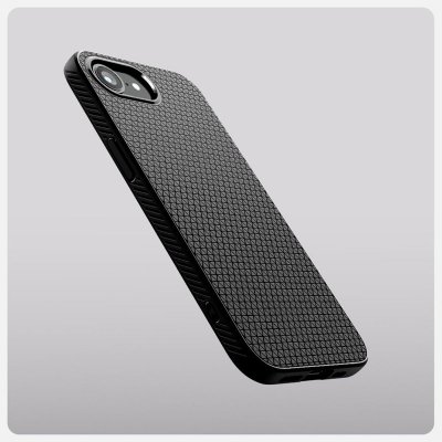 Spigen Liquid Air Mag MagSafe - Etui do iPhone 16e (Matte Black)