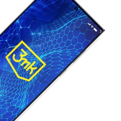3mk HardGlass Max Lite - Szkło hartowane do Samsung Galaxy S23 Ultra (Czarny)