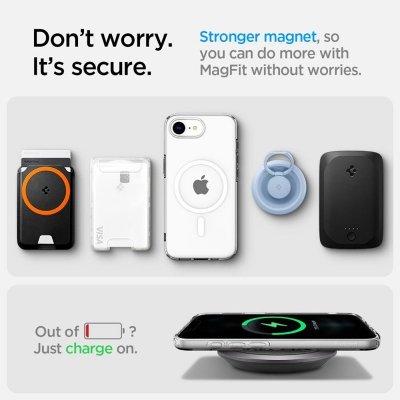 Spigen Liquid Crystal Mag MagSafe - Etui do iPhone 16e (Przezroczysty)