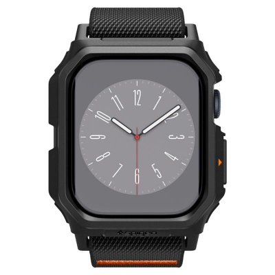 Spigen Lite Fit &quot;Pro&quot; - Etui z paskiem do Apple Watch 10 42 mm (Matte Black)
