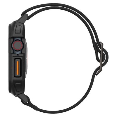 Spigen Lite Fit &quot;Pro&quot; - Etui z paskiem do Apple Watch 10 42 mm (Matte Black)