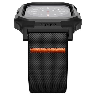 Spigen Lite Fit &quot;Pro&quot; - Etui z paskiem do Apple Watch 10 42 mm (Matte Black)