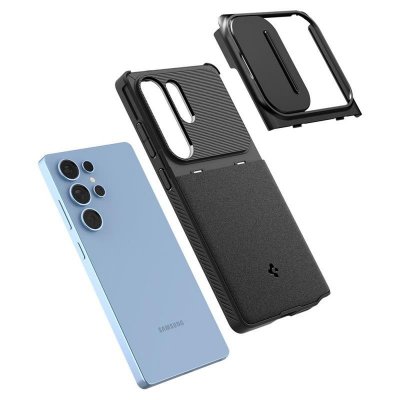 Spigen Optik Armor - Etui do Samsung Galaxy S25 Ultra (Czarny)