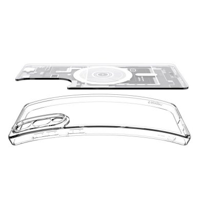 Spigen Ultra Hybrid Mag MagSafe - Etui do Samsung Galaxy S25 Edge (Zero One White)