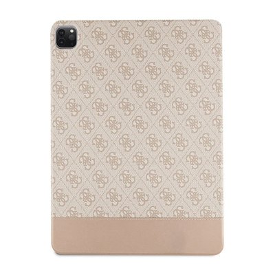 Guess 4G Stripe Allover - Etui iPad Pro 12.9&quot; (2022-2020) (Różowy)
