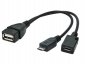 Gembird KABEL USB MICRO AF-BM+(F) USB 2.0 OTG 15CM 