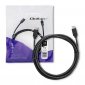 Qoltec Kabel USB 3.1 typ C męski | USB 3.1 typ C męski | 1.4m | Czarny 