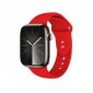 Crong Liquid - Pasek do Apple Watch 44/45/46/49 mm (czerwony) 