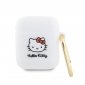 Hello Kitty Silicone 3D Kitty Head - Etui AirPods 1/2 gen (biały) 