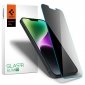 Spigen Glas.TR Slim - Szkło hartowane z filtrem prywatyzującym do iPhone 14 / iPhone 13 Pro / iPhone 13 