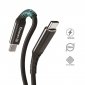 Crong Armor Link - Kabel 100W PD 5A USB-C do USB-C 120cm (czarny) 