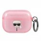 Karl Lagerfeld Karl Head Glitter - Etui Airpods Pro (różowy) 