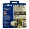 Taśma laminowana Brother DK22205 White 62 mm