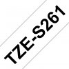 Taśma Brother TZE-S261. czarny druk/biały podkład. laminowane. 8m. 36mm. mocny klej TZES261