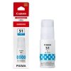 Tusz Canon 4546C001, cyan, 7700s, 70ml, GI-51 C, Canon PIXMA G1420, G2420, G2460, G3420, G3460