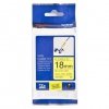 Taśma Brother TZE-FX641. czarny druk/żółty podkład. laminowane. 8m. 18mm. flexibilnĂ­ TZEFX641