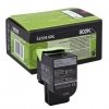 Toner Lexmark 80C20K0, black, 1000s, return, Lexmark CX310dn, CX310n, CX410de, CX410 80C20K0