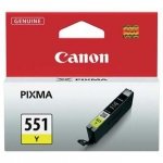 Canon oryginalny wkład atramentowy / tusz CLI551Y. yellow. 7ml. 6511B001. Canon PIXMA iP7250. MG5450. MG6350 6511B001