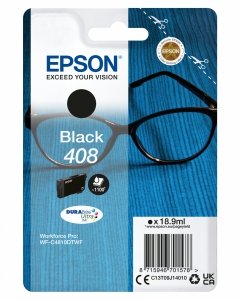 Tusz EPSON C13T09J14010, T09J140, 408, black, 18.9ml, Epson WF-C4810DTWF