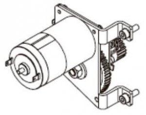 Części / ZEBRA / Kit Ribbon Supply DC Motor RH G57466M 