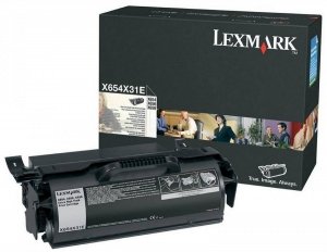 Lexmark oryginalny toner X654H31E, black, 36000s, Lexmark X654,656,X658, O