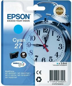 Tusz EPSON 27 Alarm Clock 3.6ml CY C13T27024012