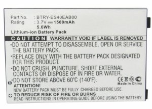 Części / CoreParts / zamiennik / Battery for ZEBRA Scanner 5.5Wh Li-ion 3.7V 1500mAh Black, ES400, MC45, MC4597