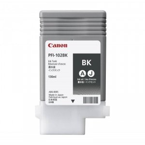 Canon oryginalny wkład atramentowy / tusz PFI102B. black. 130ml. 0895B001. ploter iPF-500. 600. 700 0895B001
