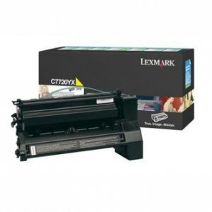 Lexmark oryginalny toner C772YX. yellow. 15000s. return. Lexmark C772 C7720YX