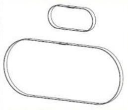Części / ZEBRA / Kit Media Drive Belts  Extended Life ZE500 Series.  This item is only for ZE500 Series printers that currently have the ex 