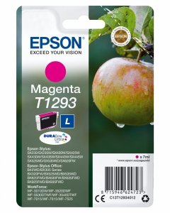 Tusz EPSON C13T12934012, T1293, magenta, 485s, 7ml, Epson Stylus SX420W, 425W, Stylus Office BX305F, 320FW